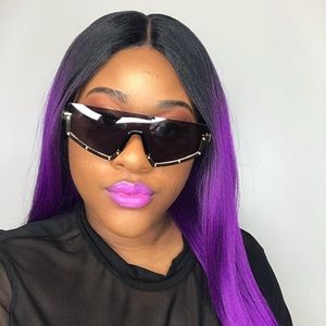 Flat Top Metal Frame Sunglasses